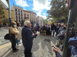Charla en plaza San Miguel 2021-11-13