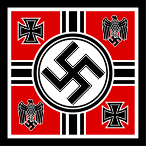 Estandarte de guerra de la Alemania nazi utilizado por la Werhmacht.