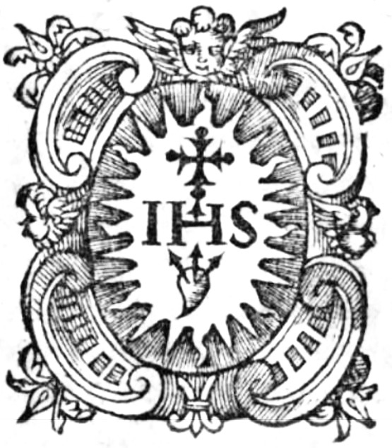 Primer Emblema de los Jesuitas - Atribuido a San Ignacio de Loyola